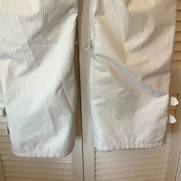 Roxy women's snowpants snowboard small white striped pinstripe - Picture 9 of 13
